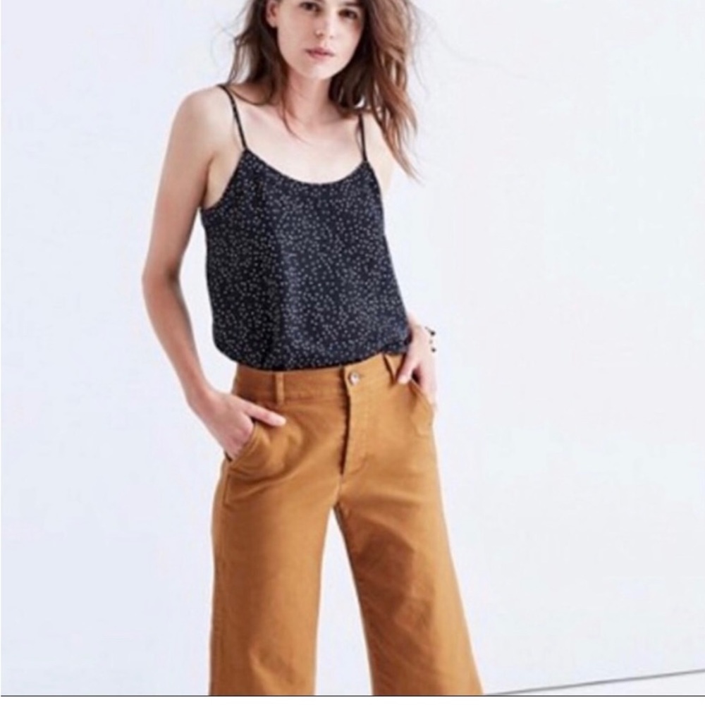 Madewell Cami Tank Top Tiny Polka Dots
